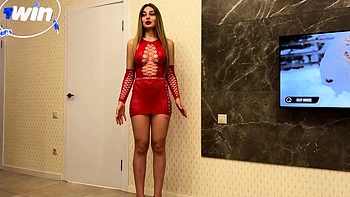 Hot Milf Stepmom Surprises Stepson with a Naughty Night of