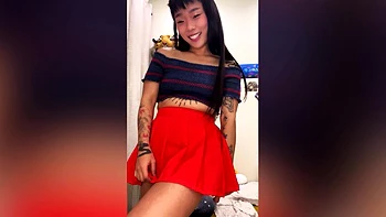 Japanese teen ass finger