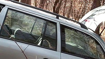 Masked Man Fucks Woman In Car In A Forest Hardcore