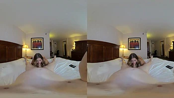 POV Adorable Newbie Summer Cline with Precum