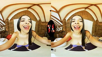 The amazing goddess of Latinas, Valeria Rey: Blowjob, Cowgirl  Pov VR Porn