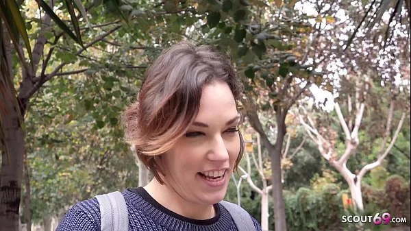 GERMAN SCOUT - SHORT HAIR BIG CLIT TATTOO MILF SILVIA TALK TO FUCK AT PICK UP CASTING