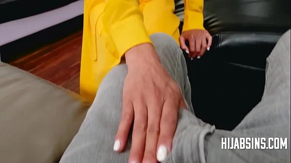 Arab StepMom In Hijab Takes Care Of StepSon