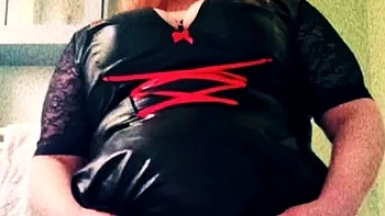 Amateur striptease and Solo masturbation