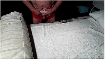 Old Barres Prepares Everything For My Clit Massage