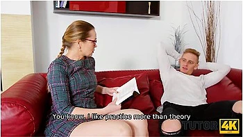 Martin Spell And Nika Katana In Nerdy But Very Sexy Teacher Cant Stop Thinking About Science Till Orgasm