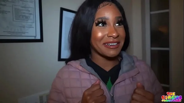 Nyny Lew matches with Gibby The Clown on Tinder and ends up getting fucked hard