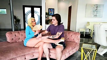 Free use blowjob sandwich by busty cougars for Tyler