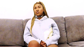 Busty 18yo Black Cutie Face Fucked