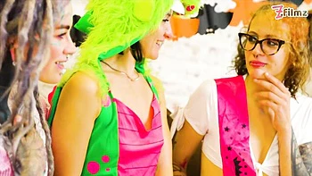 Tattooed hotties Anuskatzz and Lily Lu are enjoying hardcore pound