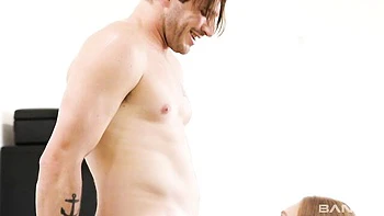 Natural-boobed doll Skyler Snow impaled in her lovely poses