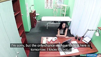 Latina doll with silicone tits Jasmine Jae fucks with a doctor