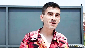 Big-boobed blonde Sophie Reade nailed on the poolside by big cock