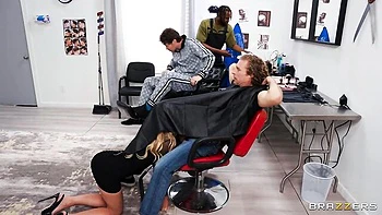 Gorgeous busty blonde Kayla Kayden penetrated in the cowgirl pose