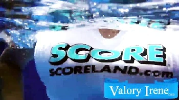 Gorgeous pool solo with a big-boobed mademoiselle Valory Irene