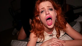 Sweet redhead chick Mia Stone fucked in the missionary pose