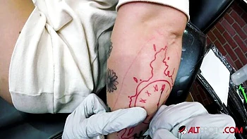 Charming Sascha Ink and Joey White at alterotic xxx