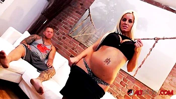 Tattoo scene with glamorous Pamela Kayne from AltErotic