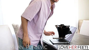 Foot goddess xxx with emotional Candy Scott and Scott from Love Her Feet