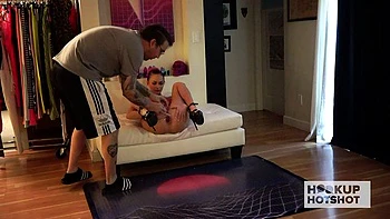 Explosive Emma and Bryan's changing clothes clip