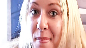 Striking Riley Evans and Seth Dickens at cum sharing trailer