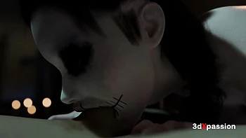 Deep throat xxx with fascinating puss from 3DXPassion