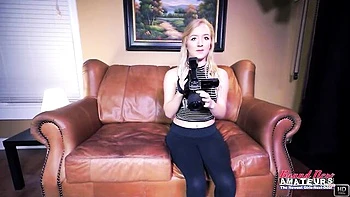 Fine-looking wooer's blonde xxx