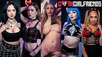 Delicious Jewelz Blu and Angel Youngs at fishnet dirt