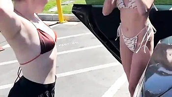 Delightful Coco Lovelock and Haley Spades's teaser movie