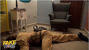 War Time Widows Passionate Fuck With Soldier At Night With Florane Russell And Tiffany Rousso