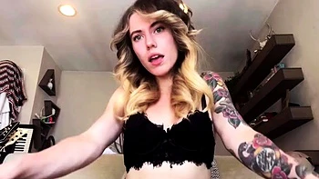 MissIvyDoll - Tight Black Dress Cum