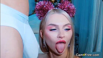 Blonde Babe Satisfies Her BF