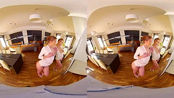 Red head teen: Blowjob, Cowgirl  Small Tits VR Porn