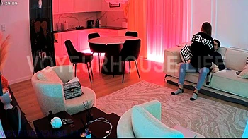 Amateur latin caught by hidden cam