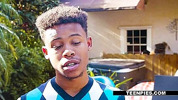 Tutor Puts Black Cock Into Eager Black Teen 18+ Paisleys Mouth