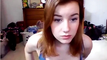 Redhead webcam tease: Amateur  Fansly Porn