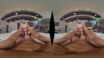 Blonde: Blowjob, Doggy  Cowgirl VR Porn