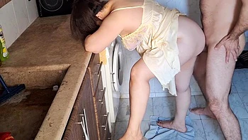 She Was Doing The Dishes Ended Up Doing Something Else!