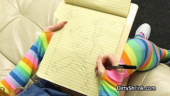 Perv ginger patient wants doctors dick deep in her mouth and pussy