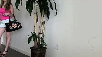 Blonde teen Kiara Knight hot POV blowjob and fucking on cam