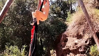 Outdoor bdsm dorm handjob outdoor