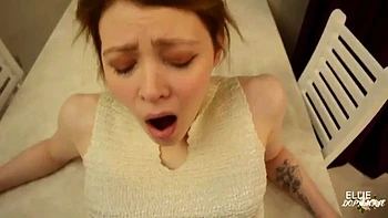 Redhead slut: Blowjob, Doggy  Missonary Porn