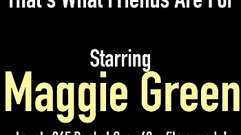 Steamy Maggie and Karen's sucking dick xxx