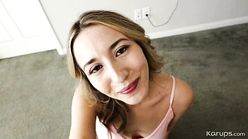 A hot exotic girlfriend Sophia Cruise rammed in the cowgirl pose