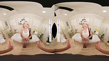 Sexy Blonde Sage Rabbit enjoys her personal Naughty Massage.