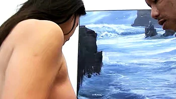 Shy Half Desi Latina Bitch seduce to First Interracial Sex