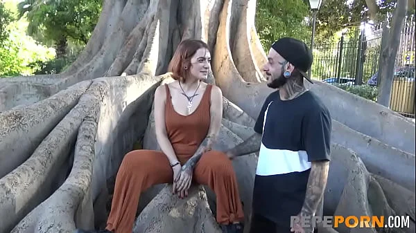 Amazing Malafalda is not afraid of PUBLIC BLOWJOBS and super-hard sex!!