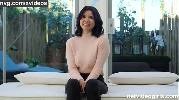 Sweet outgoing Asian girl fucks the 5th guy of her life