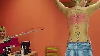 Spanking Machine - Bare Back Whipping