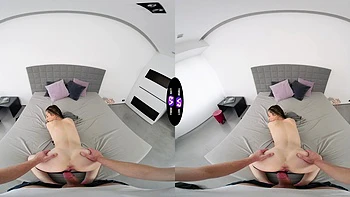 Nicole Sweet in sensual vr bedroom action